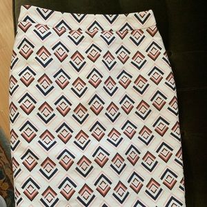 Ann Taylor white summer skirt size 10